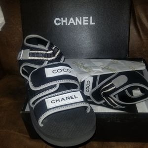 CoCo Chanel velcro sandals